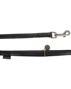 ZOLUX Guinzaglio mac leather 15 mm / 1.2 m nero