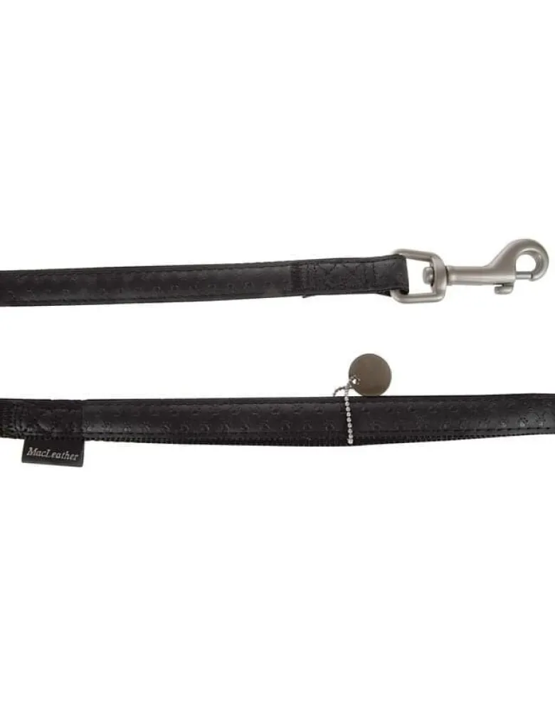 ZOLUX Guinzaglio mac leather 15 mm / 1.2 m nero