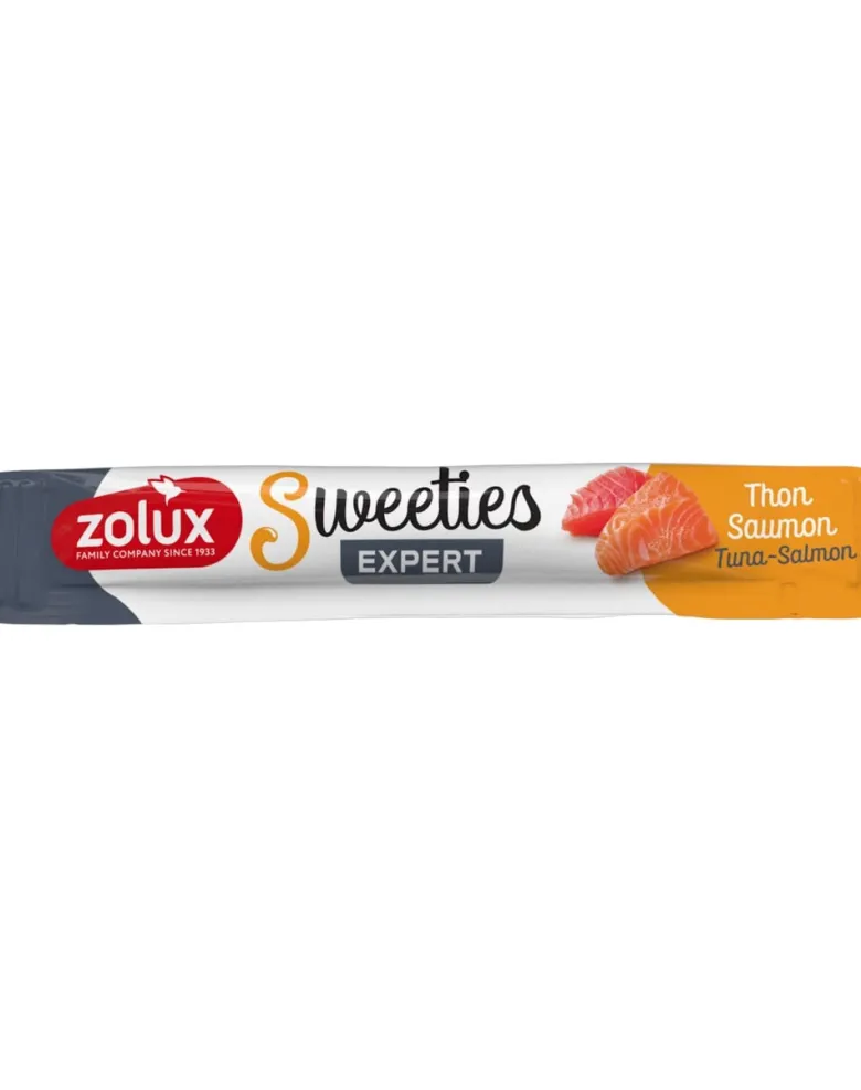 ZOLUX SWEETIES Snack cremoso con tonno e salmone 14g